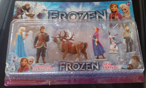 Frozen party plastic toy cake toppers/figurines
