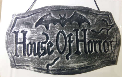 Halloween House of Horror Sign