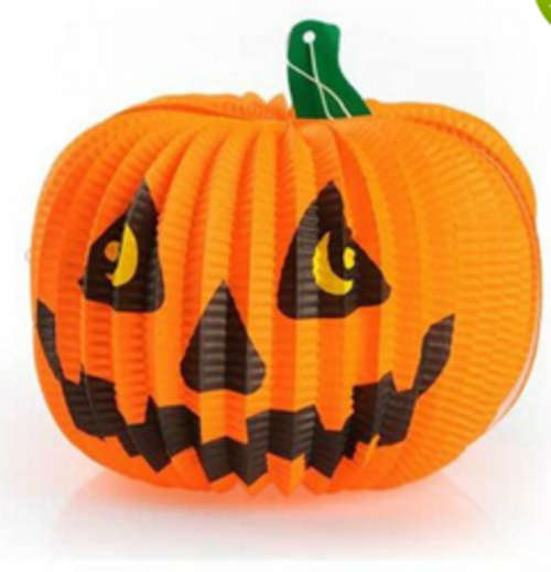 Halloween Pumpkin paper folding lantern