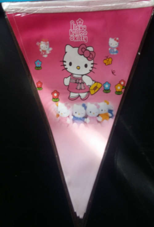 Hello Kitty party Triangle/flag Banner