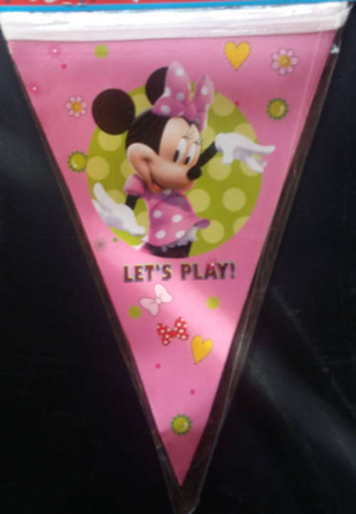 Minnie Mouse party Triangle/flag Banner