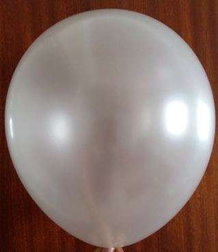 Helium quality balloons- 12 per pack- OFF WHITE