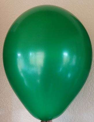 Helium quality balloons- 10 per pack- GREEN