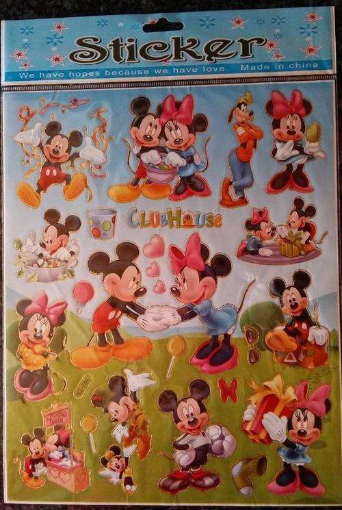 Mickey & Minnie sticker sheet