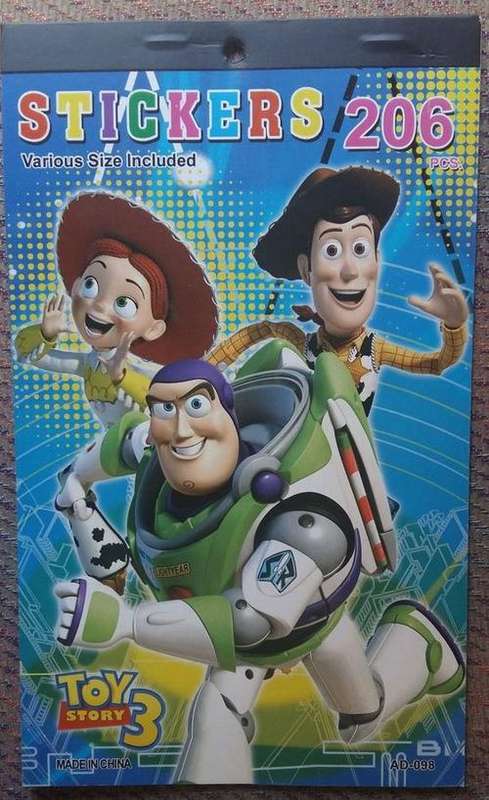 Toystory sticker book(206 stickers)