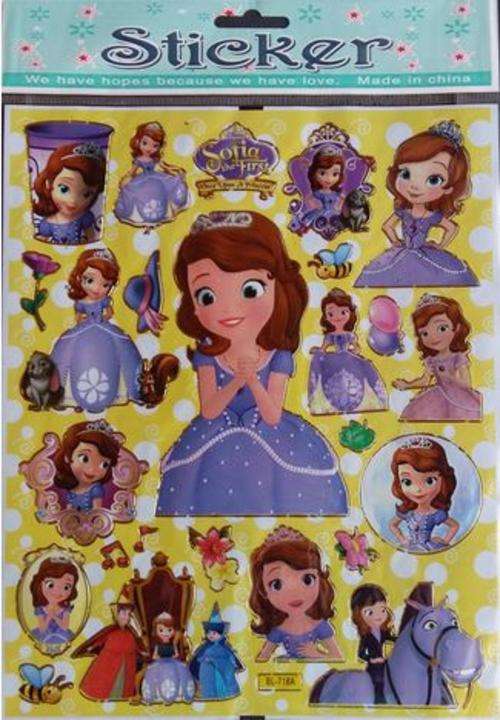 Sofia the First sticker sheet
