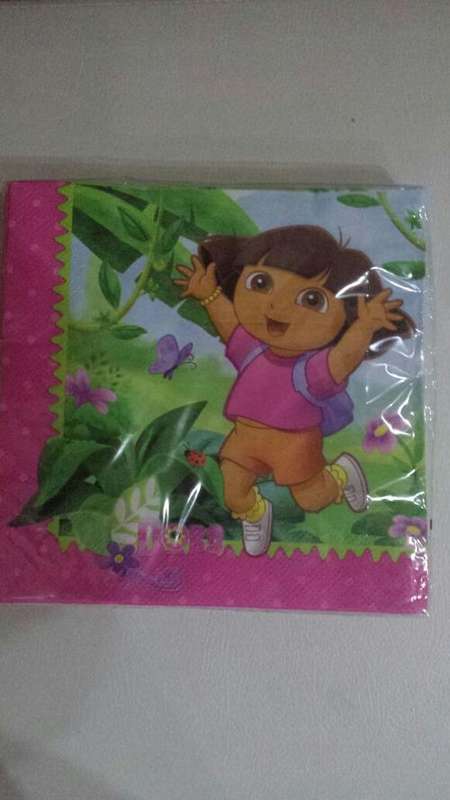 Dora party serviettes (8 per pack)