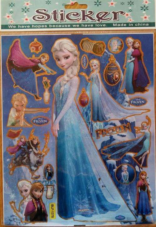 Frozen sticker sheet