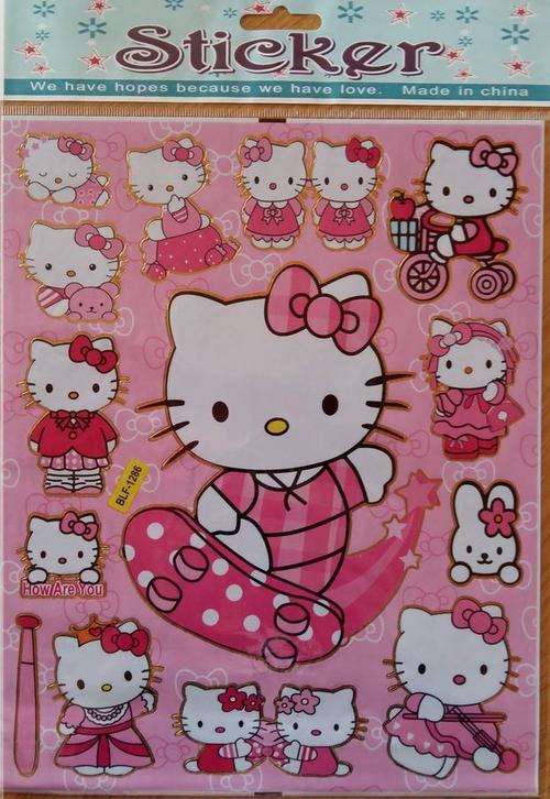 Hello kitty sticker sheet