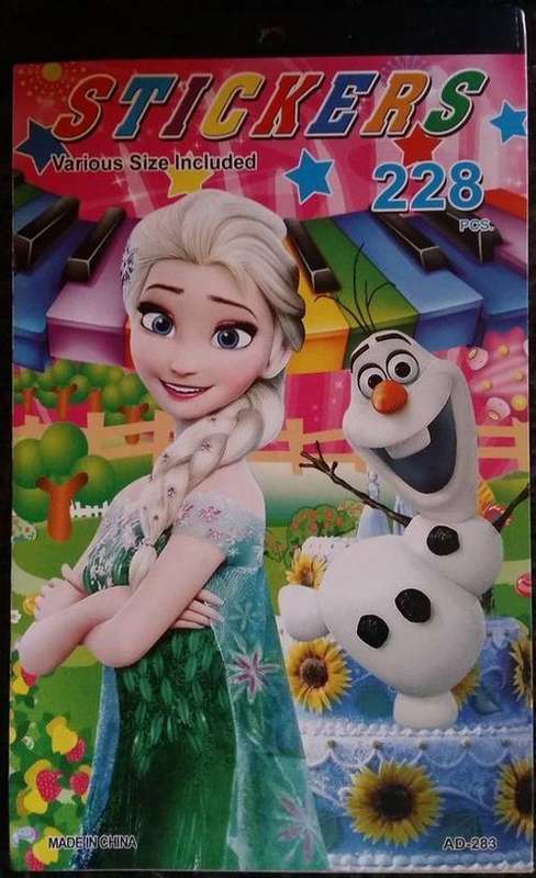 Frozen sticker book(228 stickers)
