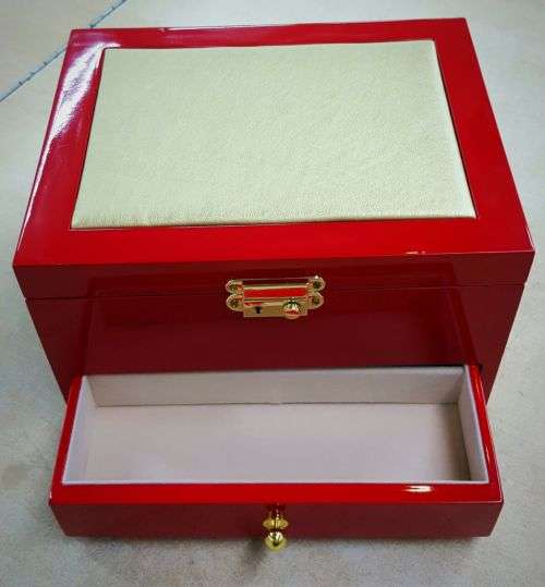 JEWELRY BOX/ CASE *REAL SOLID WOOD*