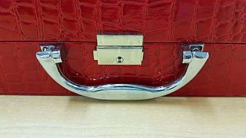 WATCH BOX / DISPLAY / CASE / STORAGE *12 SLOT/ BLOCK/ DIVISION* DYNAMITE RED