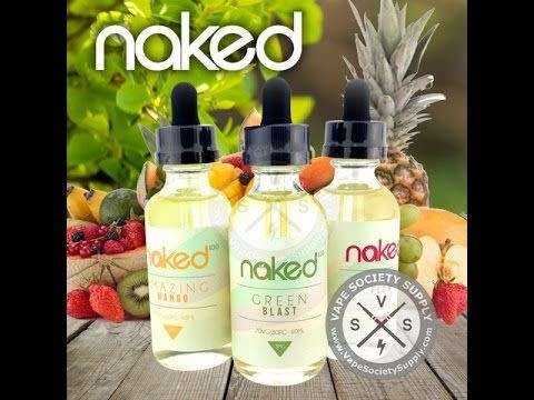 NAKED 100 VAPE JUICE / E-LIQUID / E-JUICE / 9 BOTTLES * 3MG 60ML *