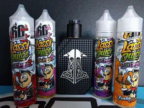 LASSI JUICE CLOUD SERIES VAPE JUICE / E-LIQUID / E-JUICE / 4 BOTTLES * 3MG 60ML *