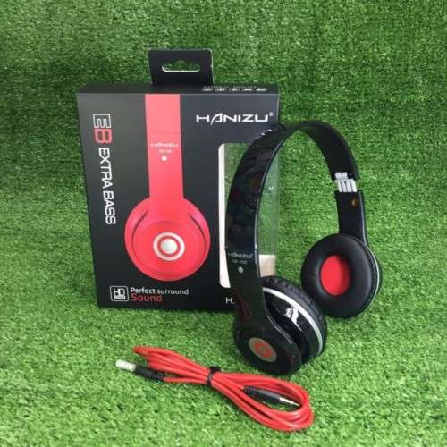 EXTRA BASS WIRED HANIZU PERFECT SOUND COLLAPSIBLE FOLDING HEADPHONES
