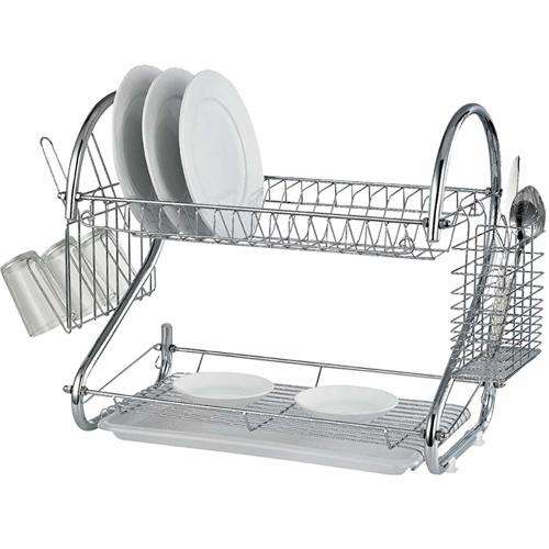 2 TIER DISH DRAINING RACK