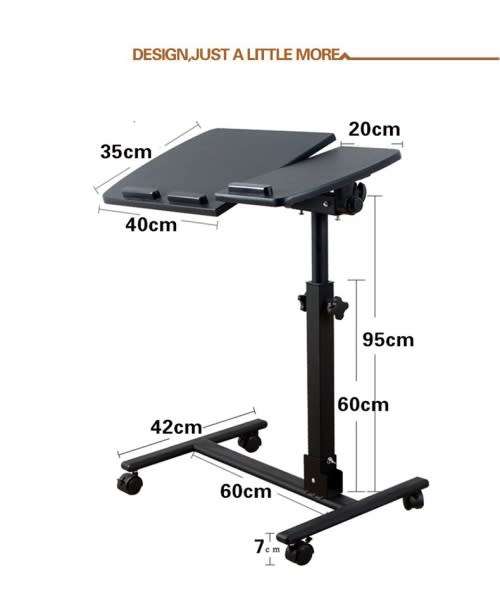 FOLDING ADJUSTABLE LAPTOP TABLE / COMPUTER / STUDY DESK
