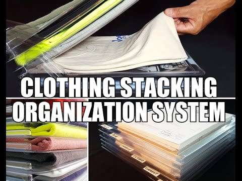 EZSTAX T-SHIRT ORGANIZING SYSTEM 10 PACK