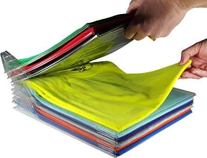 EZSTAX T-SHIRT ORGANIZING SYSTEM 10 PACK