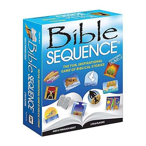 BIBLE SEQUENCE BOARD GAME / THE FUN, INSPIRATIONAL GAME OF BIBLICAL STORIES / SOCIAL ACTIVITY GAME