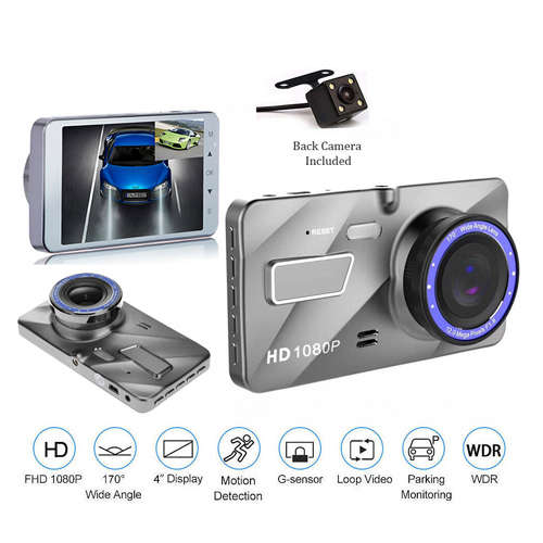 HD FRONT AND REAR DASHCAM