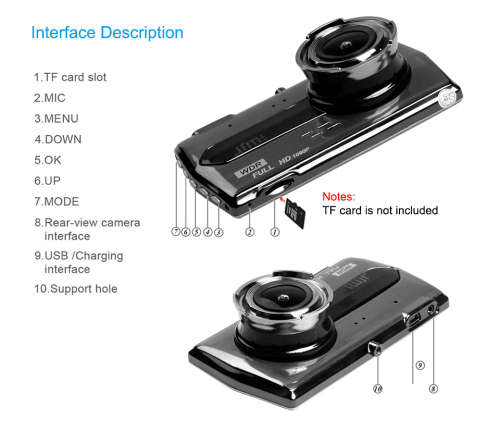 FULL HD 1080P PREMIUM VEHICLE DASH CAM