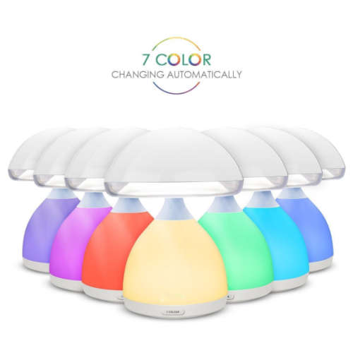 MULTI COLOUR TOUCH CONTROL MUSHROOM THEMED DESK / NIGHT STAND / NIGHT / KIDS LAMP