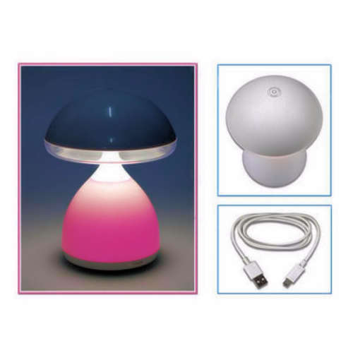 MULTI COLOUR TOUCH CONTROL MUSHROOM THEMED DESK / NIGHT STAND / NIGHT / KIDS LAMP