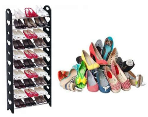 12 TIER STACKABLE SHOE RACK