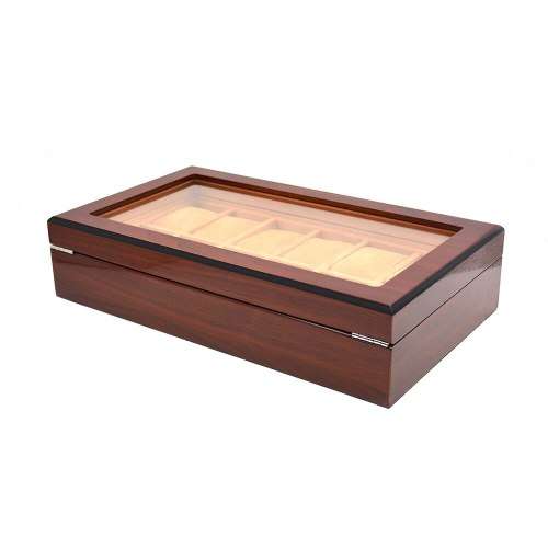 WATCH BOX  DISPLAY  CASE  STORAGE  ORGANISER 12 SLOT BLOCK DIVISION QUALITY SOLID WOOD