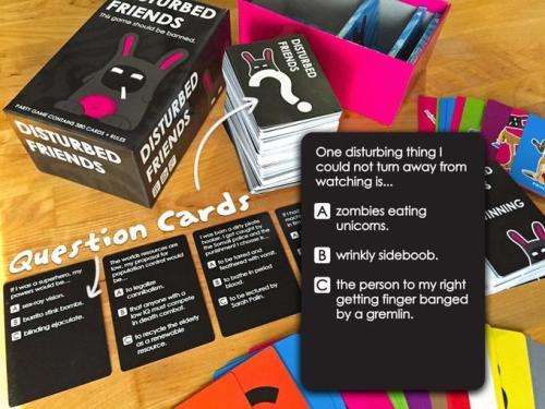 DISTURBED FRIENDS ADULT PARTY GAME