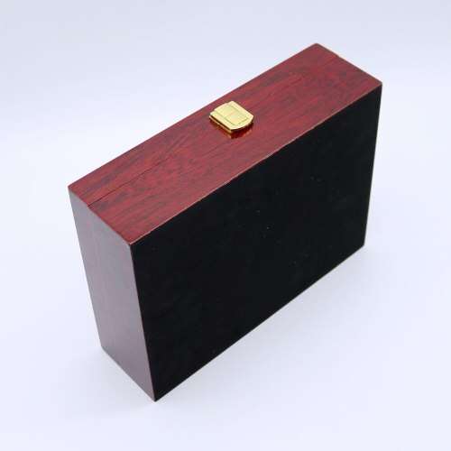 WATCH BOX / DISPLAY / CASE / STORAGE / ORGANISER 10 SLOT/ BLOCK/ DIVISION REAL SOLID WOOD MAHOGANY