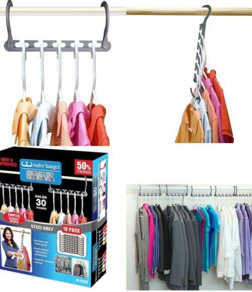 WONDER HANGER MAX CLOTHING ORGANIZER SPACE SAVEVR (2 PACKS OF 8)