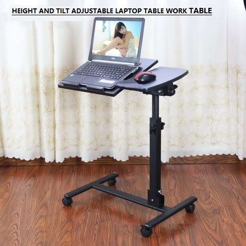 HEIGHT AND TILT ADJUSTABLE LAPTOP TABLE / COMPUTER / STUDY DESK BLACK FRIDAY DEAL