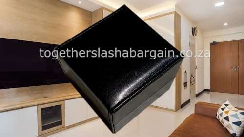 LUXURY STICHED SUPPLE PU LEATHER  SINGLE WATCH PROTECTIVE STORAGE BOX 1PCS
