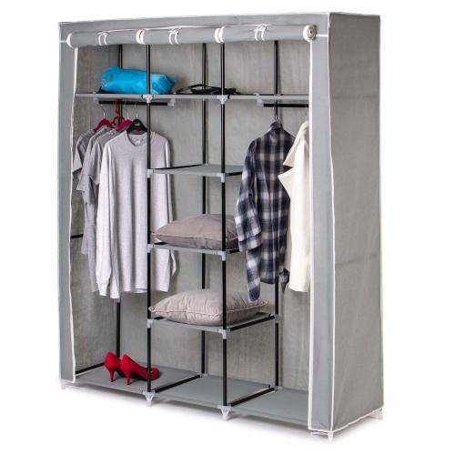 Tri / Triple Storage / Organizing / Space Saving / Diy / Canvas Wardrobe / Closet