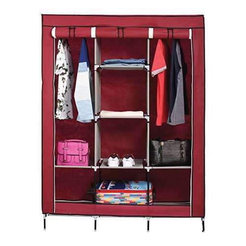 Tri / Triple Storage / Organizing / Space Saving / Diy / Canvas Wardrobe / Closet