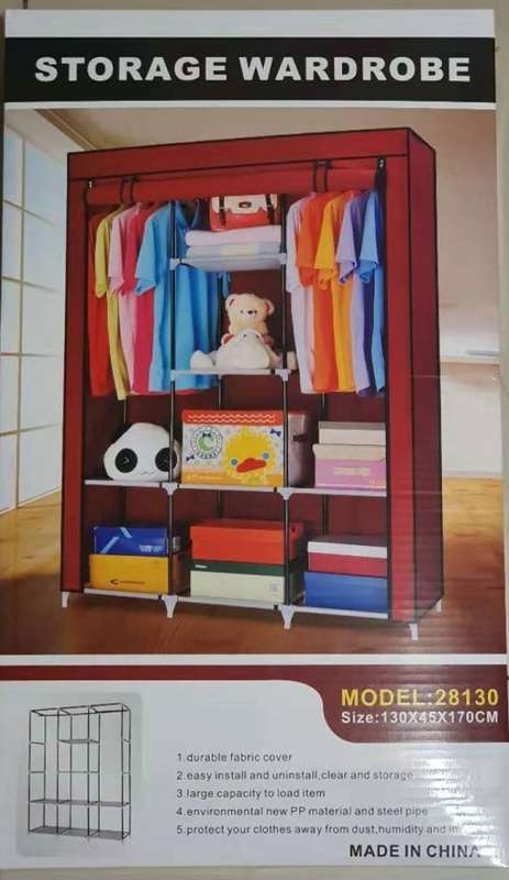 Tri / Triple Storage / Organizing / Space Saving / Diy / Canvas Wardrobe / Closet