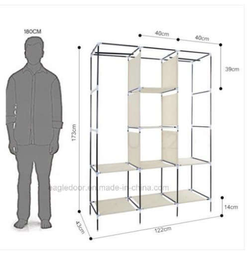 Tri / Triple Storage / Organizing / Space Saving / Diy / Canvas Wardrobe / Closet