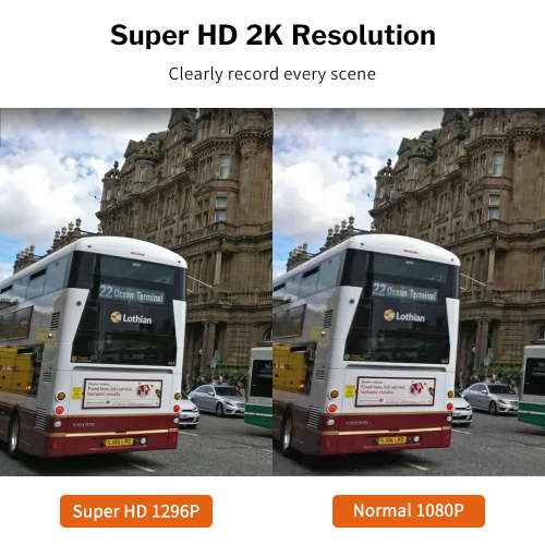 FULL HD 1296P PREMIUM VEHICLE DASH CAM