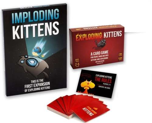 EXPLODING KITTENS + IMPLODING KITTENS + NSFW (NOT SAFE FOR WORK) EDITION 3 PACK SUPANOVA DEAL !!!