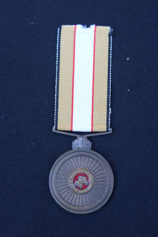 Medal for Faithful Service in the South African Railways Police Force EF