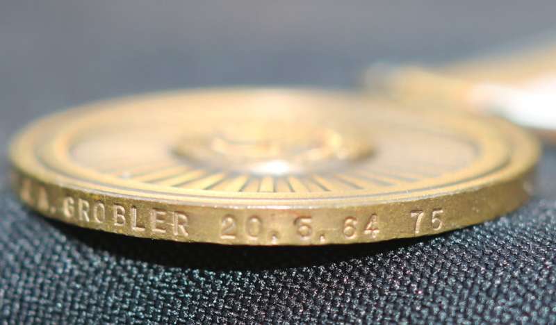 Medal for Faithful Service in the South African Railways Police Force EF