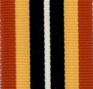 Ribbon full size SADF Southern Africa Service Medal 15cm