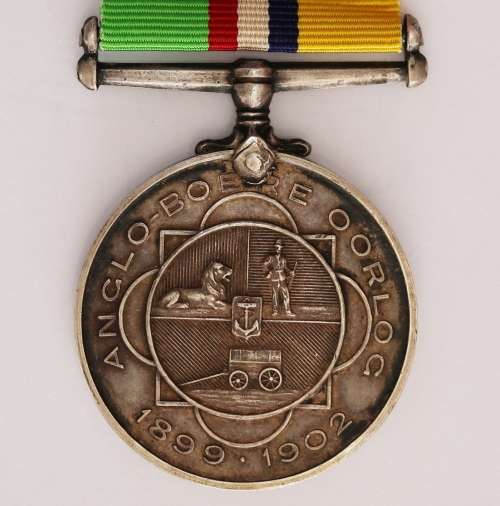 Anglo-Boere Oorlog War Medal (ABO) - Burger JA Malan, Potchefstroom Commando EF