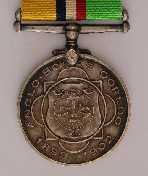Anglo-Boere Oorlog War Medal (ABO) - Burger JA Malan, Potchefstroom Commando EF
