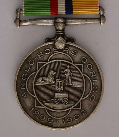 Anglo-Boere Oorlog War Medal (ABO) - Hoofd Telegrafist CP van Niekerk (POW) VF