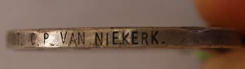 Anglo-Boere Oorlog War Medal (ABO) - Hoofd Telegrafist CP van Niekerk (POW) VF