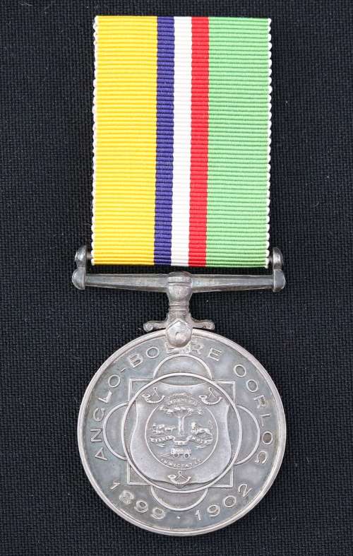 ABO medal to Burger F.T. Kleynhans of the Frankfort Commando  EF