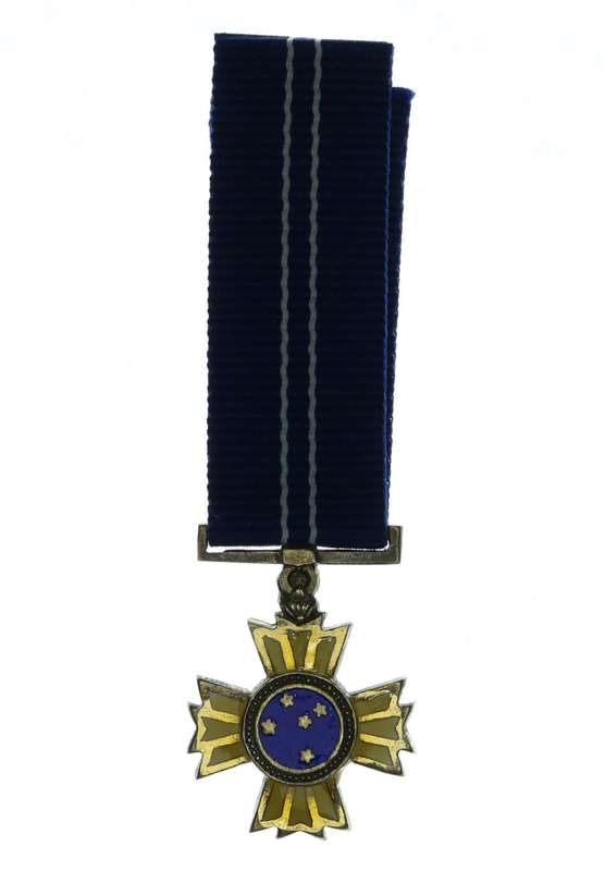 Miniature South African Defence Force Southern Cross Decoration EF (roudel and cross epoxy covered)